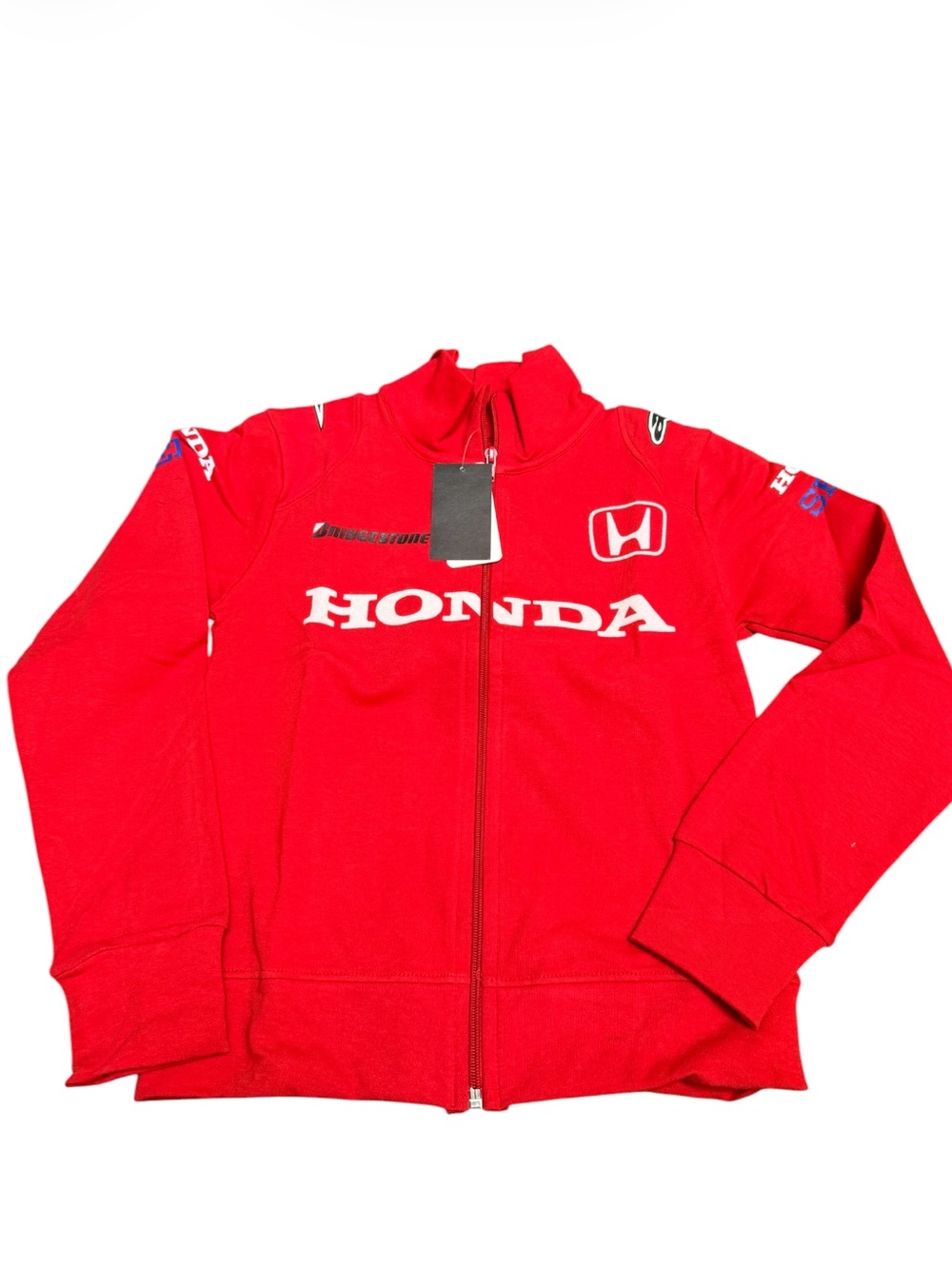 HONDA Classic Zip Up Red Sweater Kids Youth Unisex SZ Small/Medium BRAND NEW